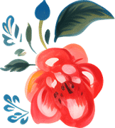 Illustration fleur restaurant Boubalé