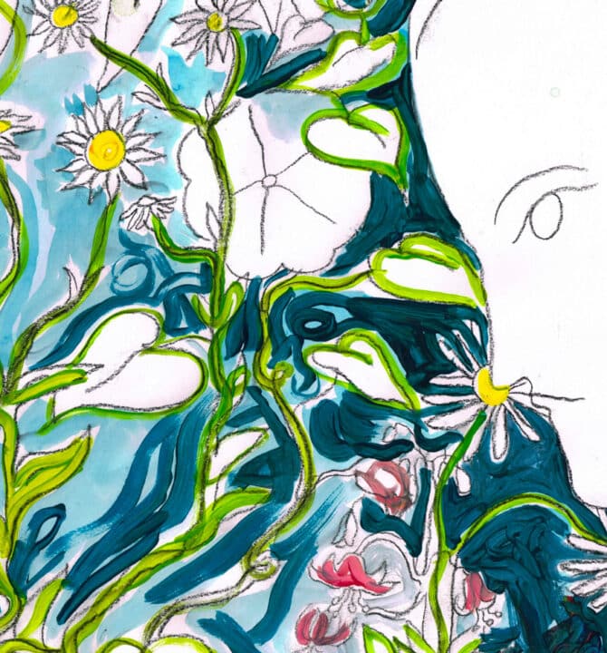 Fresque piscine Le Grand Mazarin Jacques Merles