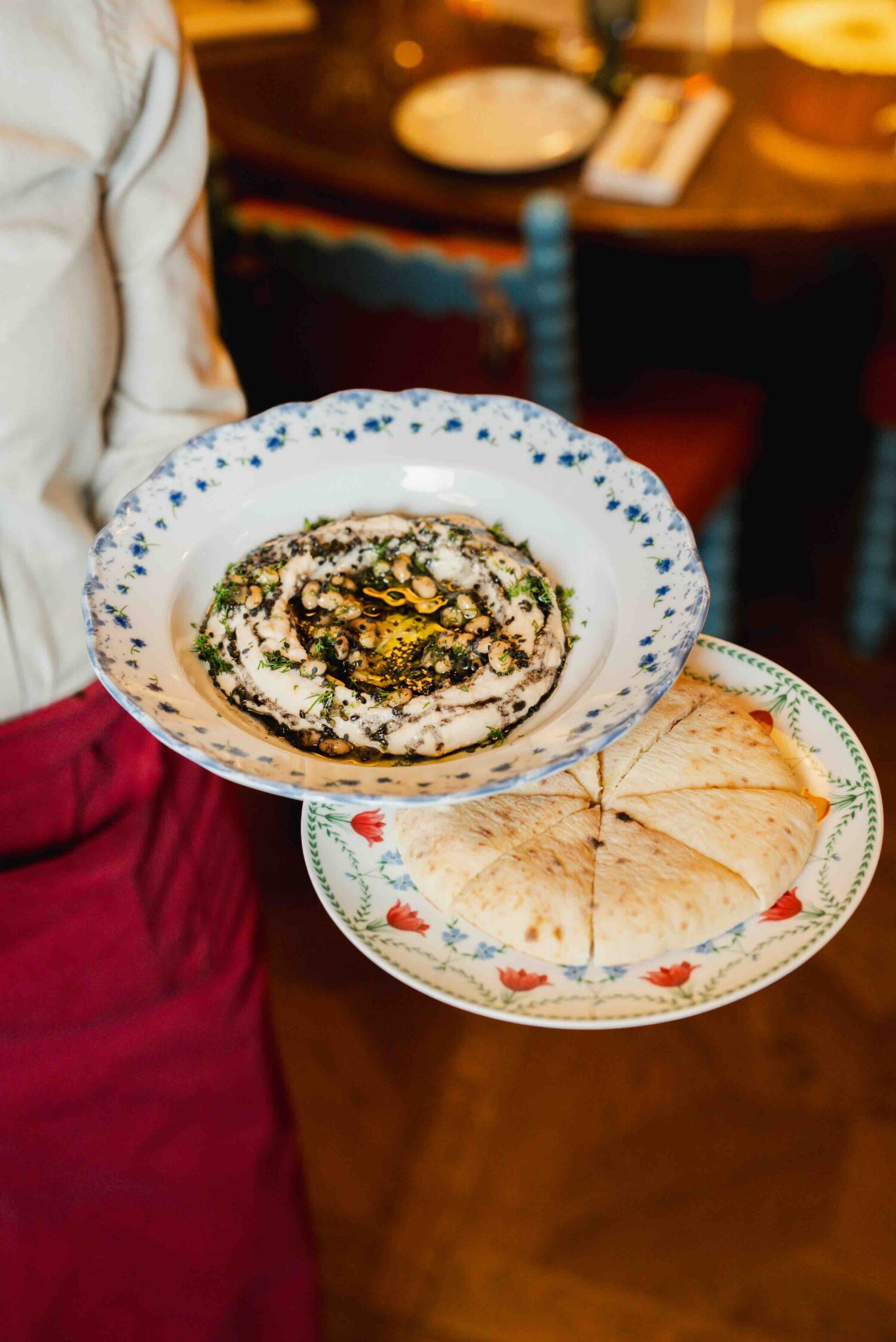 Plat restaurant méditerranéen Le Marais